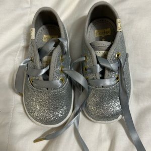 Kate Spade Keds baby sparkle shoes. NWOT size 4 months